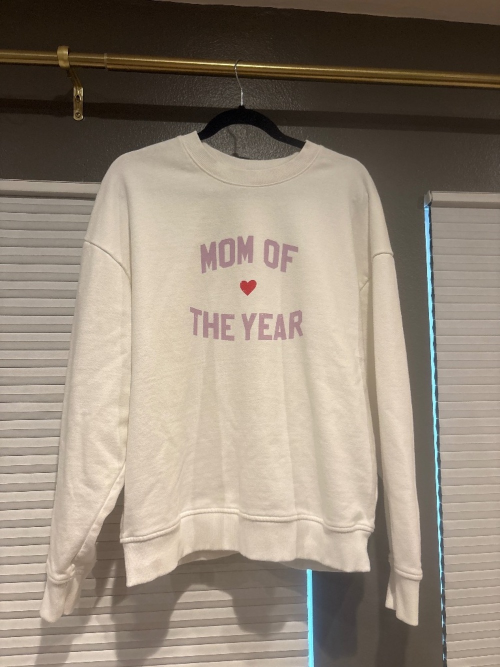 Favorite Daughter Mom of the Year Cream Sweatshirt - Casual Women's Pullover